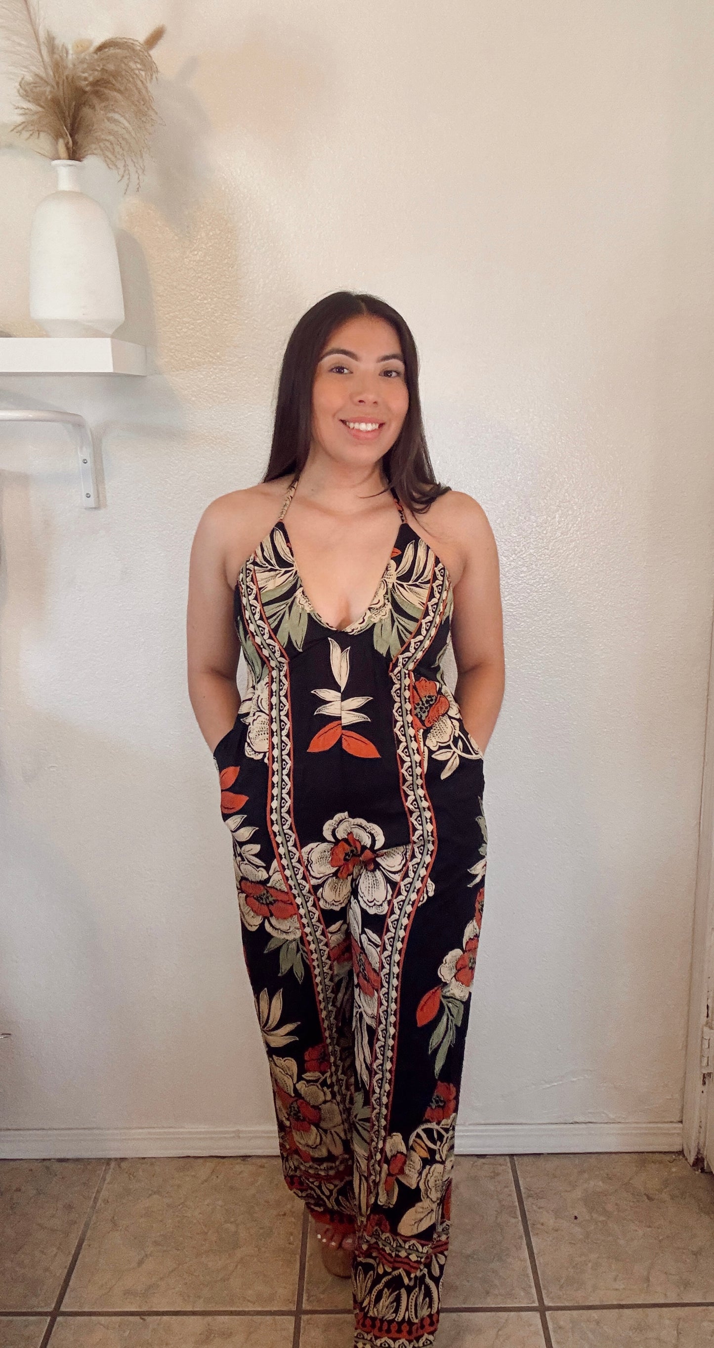 Floral Jumpsuit