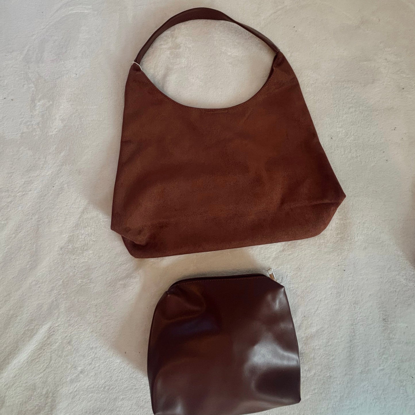 Suede Bag (Carmel)