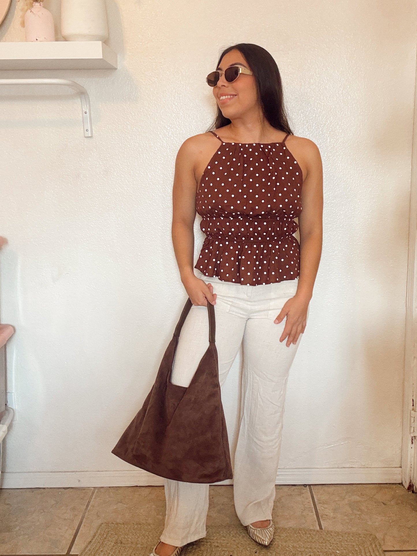 Classy Polka Dot Top