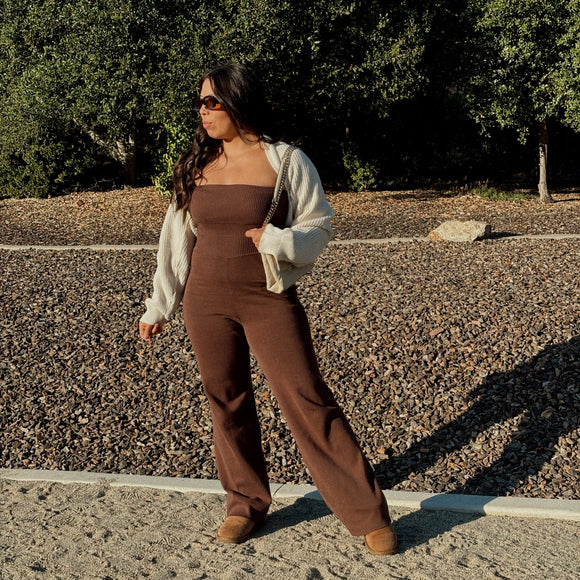 Cozy Knit Jumpsuit