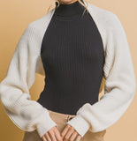 Bolero knitted shrug