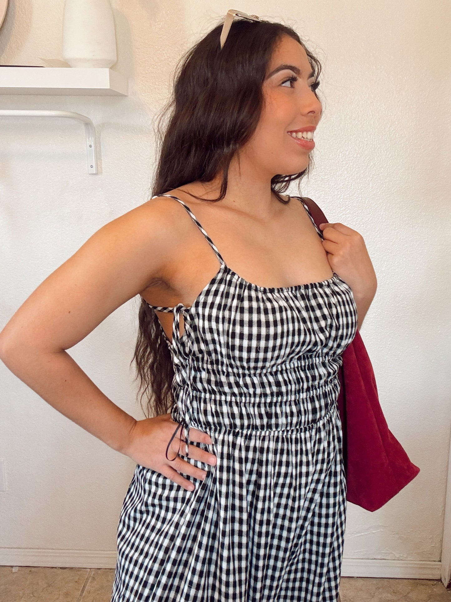 Gingham Jumpsuit