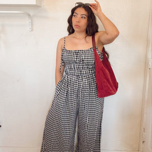 Gingham Jumpsuit