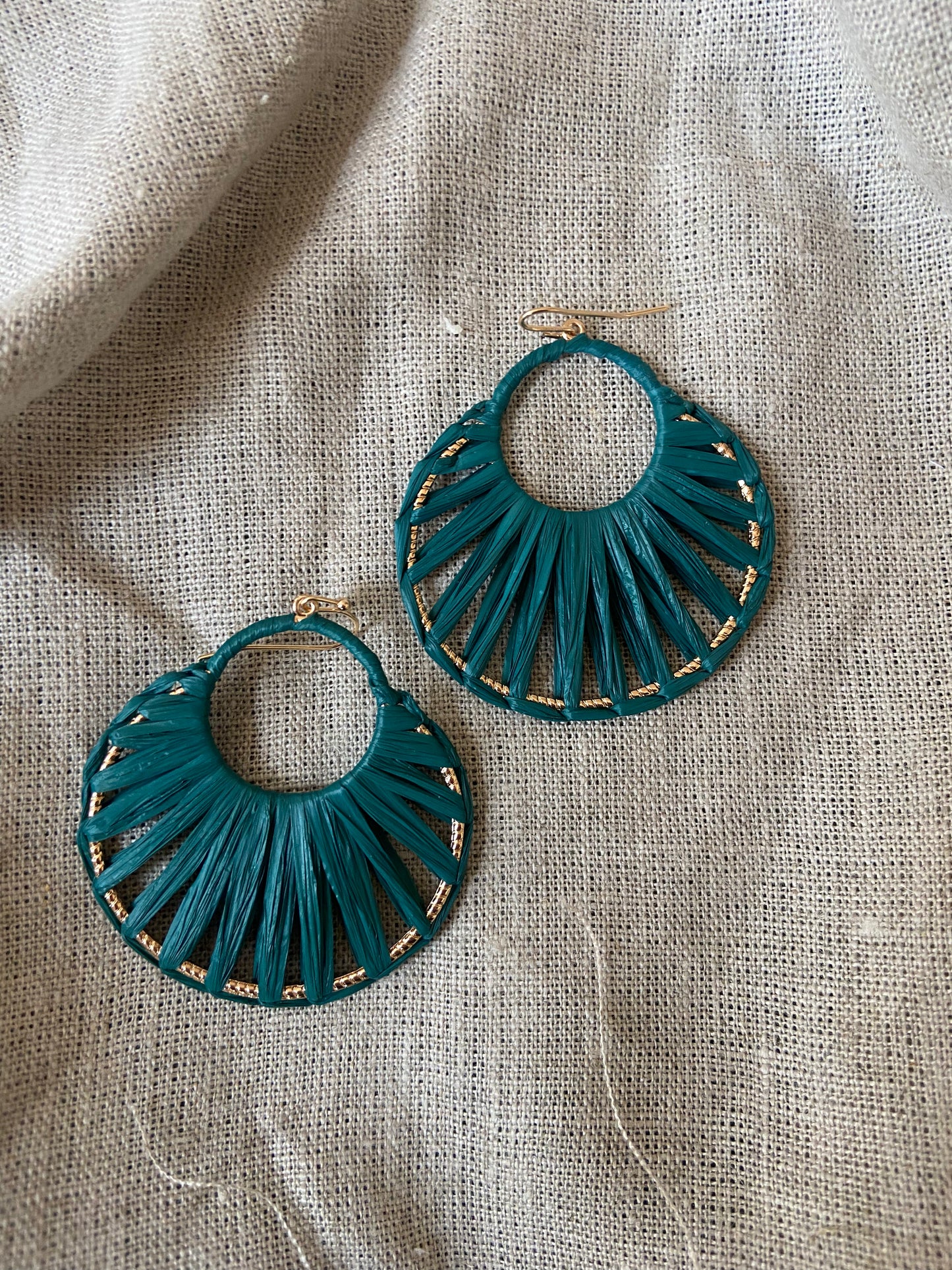Oval Drop Earrings