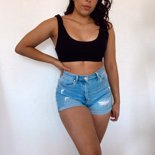 Lily denim shorts