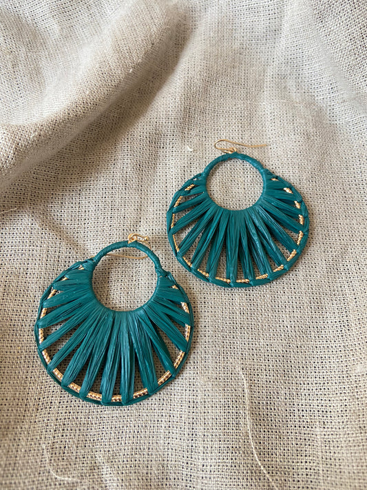 Oval Drop Earrings
