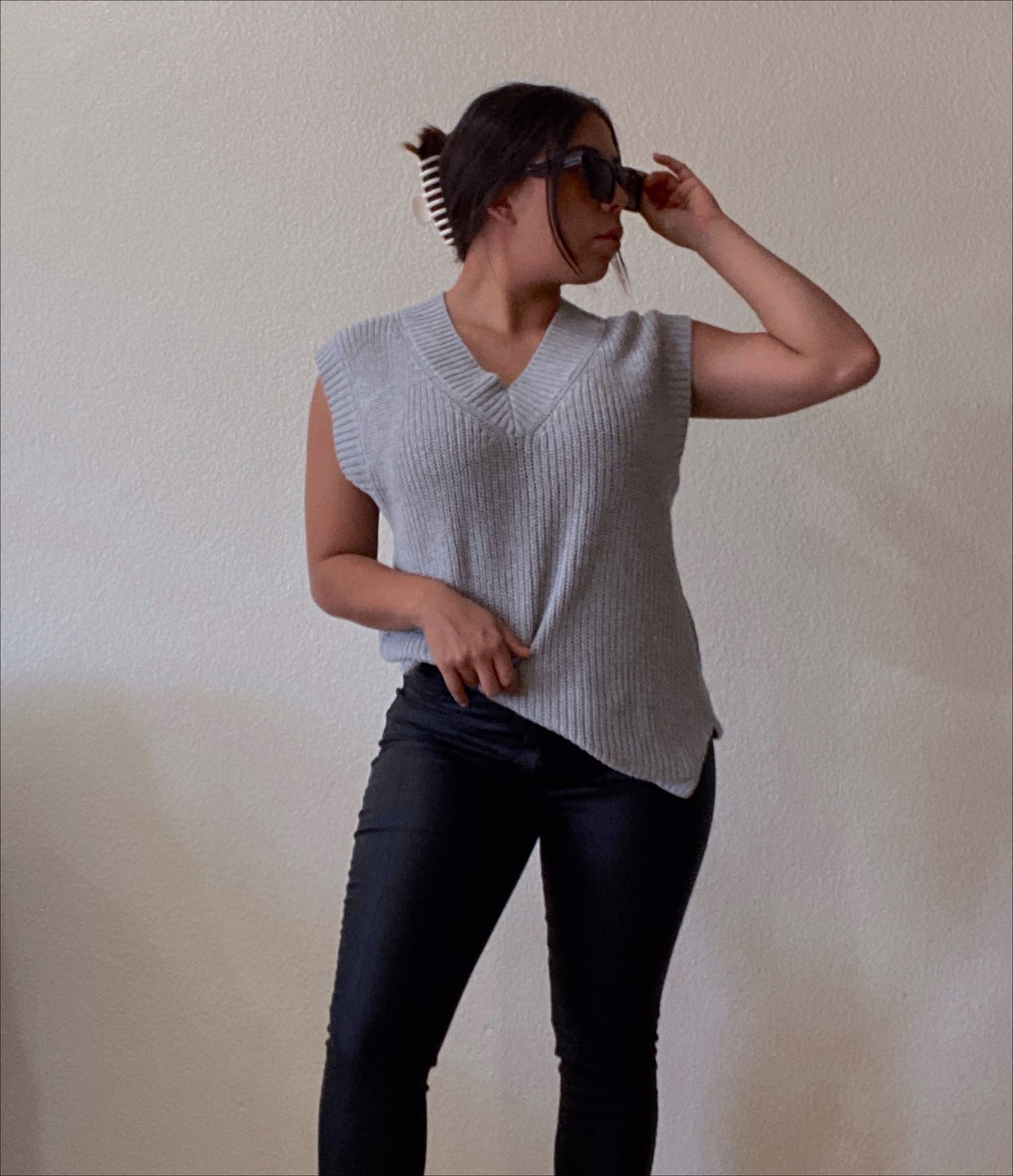 knitted vest
